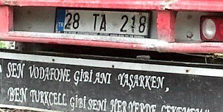 KAMYON YAZILARI