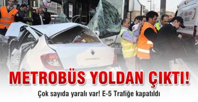 Metrobüs Yoldan Çıktı!